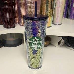 Starbucks 2020 Holiday Sequin Dark Tumbler